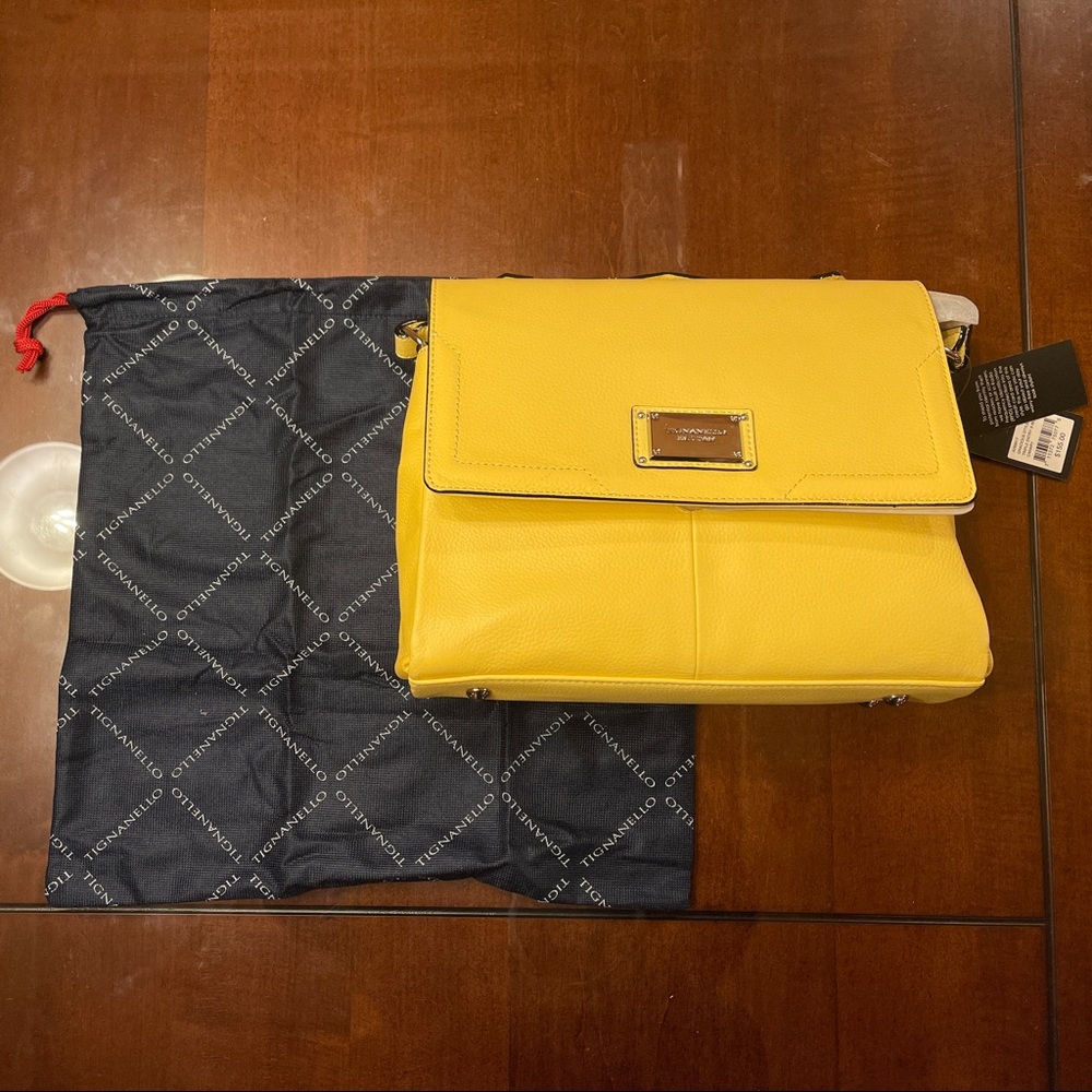 Tignanello Leather Triple Entry CrossBody NWT!